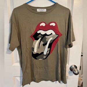 Free people daydreamer Rolling Stones small shirt